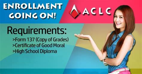 aclc legarda|ADMISSION REQUIREMENTS .